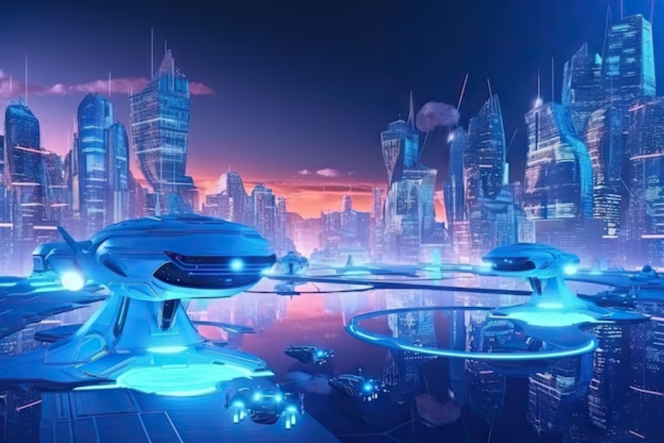 Scene with Advanced Technology