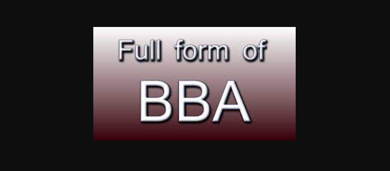 bba full form